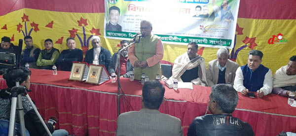 বক্তব্য রাখছেন সিলেট জেলা আ&rsquo;লীগের সভপাতি শফিকুর রহমান চৌধুরী