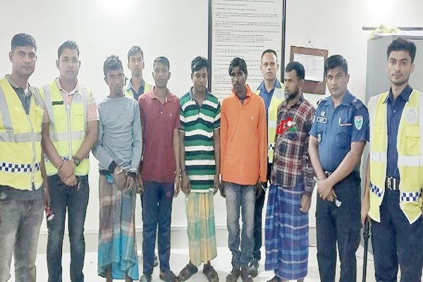 গ্রেপ্তার হওয়া ৬জন